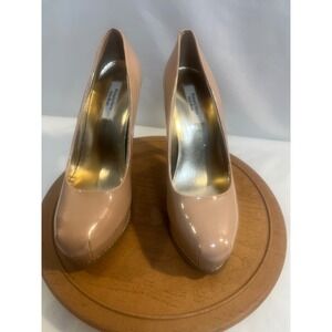 Simply Vera Vera Wang Womens Nude Patent Platform Pumps Heels SVHESTIABLU SZ 7M